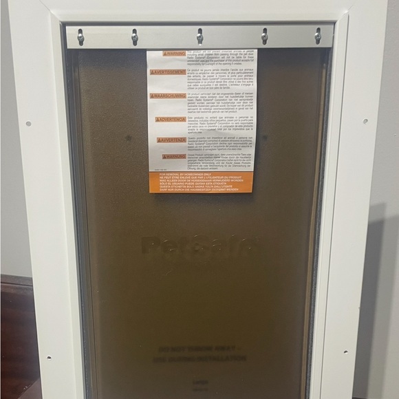 PetSafe White and Brown Pet Door